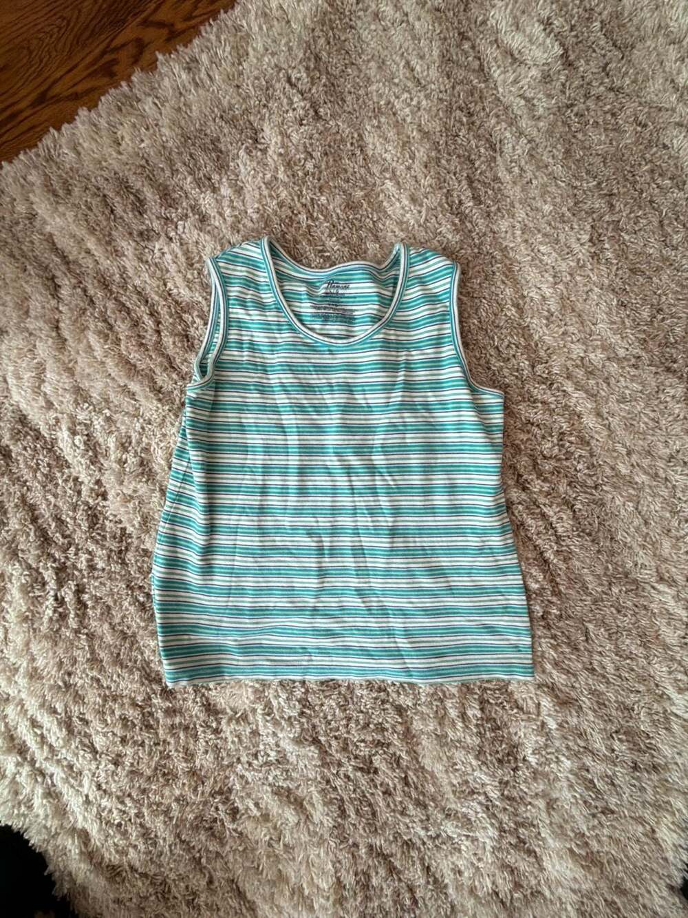 Ribbed Scoopneck Tank Top